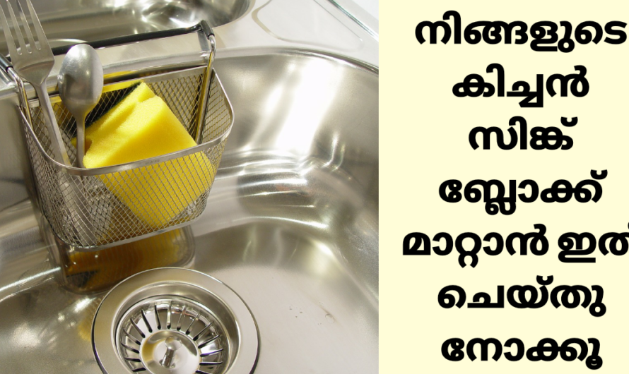 ഇത് ചെയ്താൽ കിച്ചൻ സിങ്ക് ഒരിക്കലും ബ്ലോക്ക് ആകില്ല