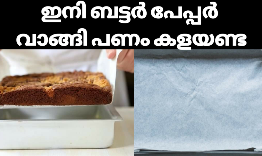 ഒരു രൂപ ചിലവില്ലാതെ ബട്ടർ പേപ്പർ വീട്ടിലുണ്ടാക്കാം