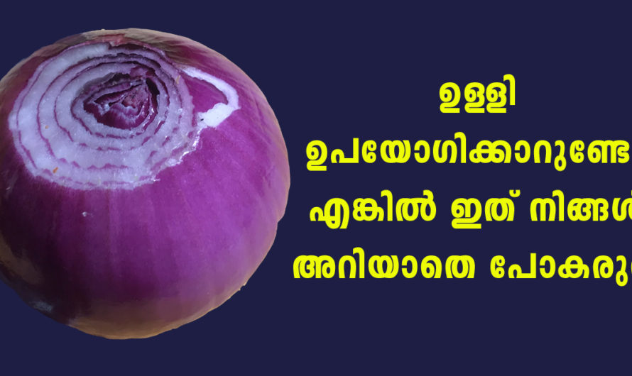 ഉള്ളി ഉപയോഗിക്കുന്നവര്‍ തീര്‍ച്ചയായും ഈ കാര്യം അറിഞ്ഞിരിക്കണം അവഗണിക്കല്ലേ