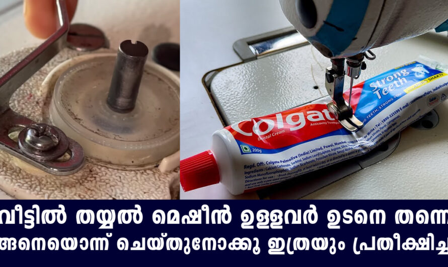 തയ്യൽ മെഷീനുണ്ടോ വീട്ടിൽ എങ്കിൽ ഉടനെ തന്നെ ഇങ്ങനെ ചെയ്തുനോക്കൂ