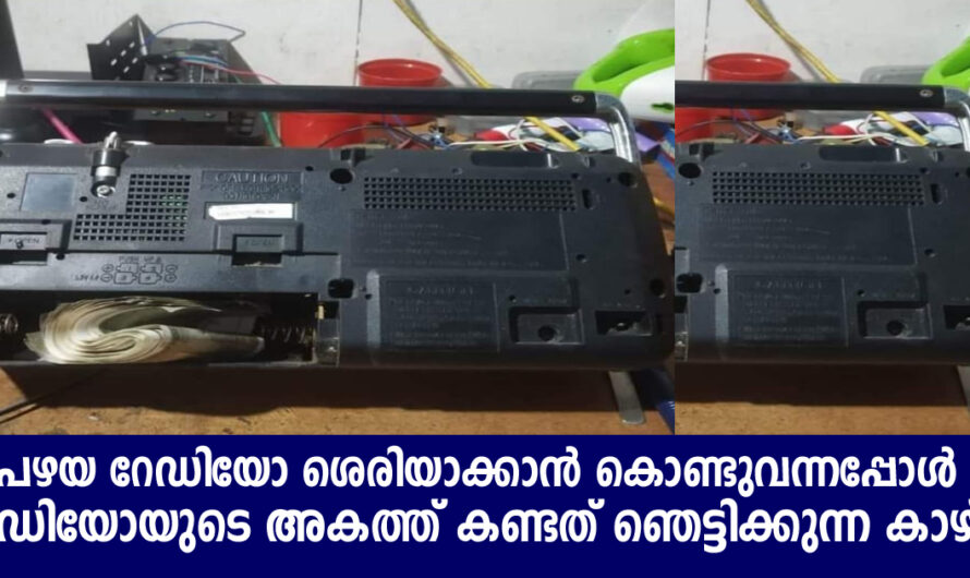 വർഷങ്ങൾ പഴക്കമുള്ള റേഡിയോ നന്നാക്കാൻ കൊണ്ടുവന്നു തുറന്നു നോക്കിയപ്പോൾ കണ്ടത് ഇതാണ്